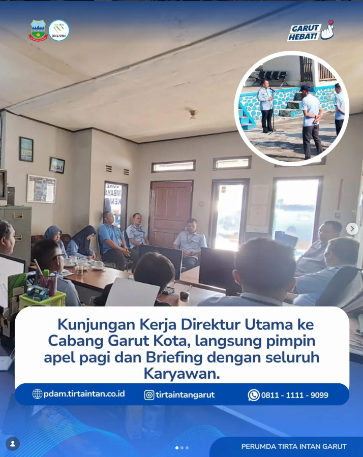 Kunjungan Kerja Direktur Utama Ke Cabang Garut Kota